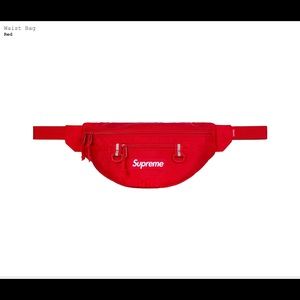 Authentic Supreme Waist Bag (RED)